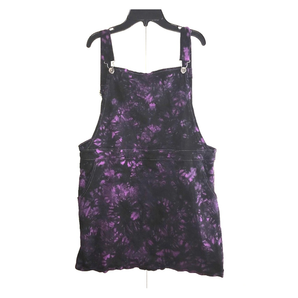 Plus Size Tye Dye Overall Dress